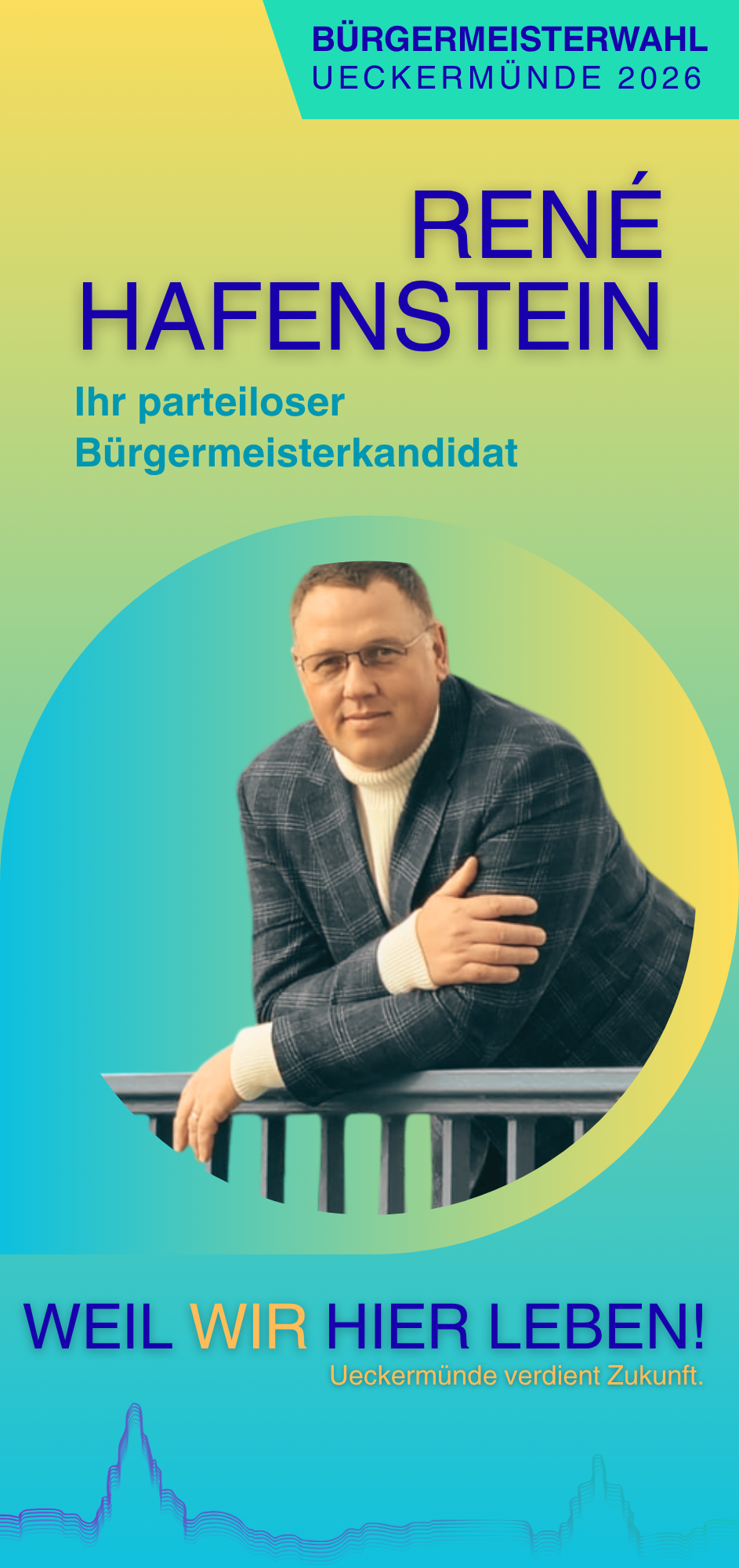 Flyer René Hafenstein – Bürgermeisterkandidat 2026